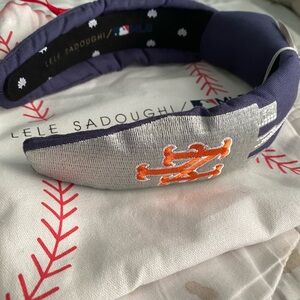 Lele Sadoughi NY Mets Headband